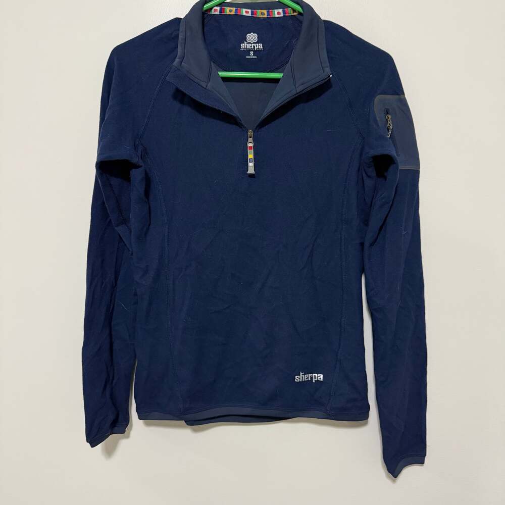 Sherpa Adventure Gear Dikila 1/4 Quarter‎ Zip Long Sleeve Women’s Small Ski